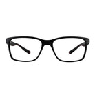 Lunettes Help Me! S4210 Noir, monture rectangulaire vue de face 